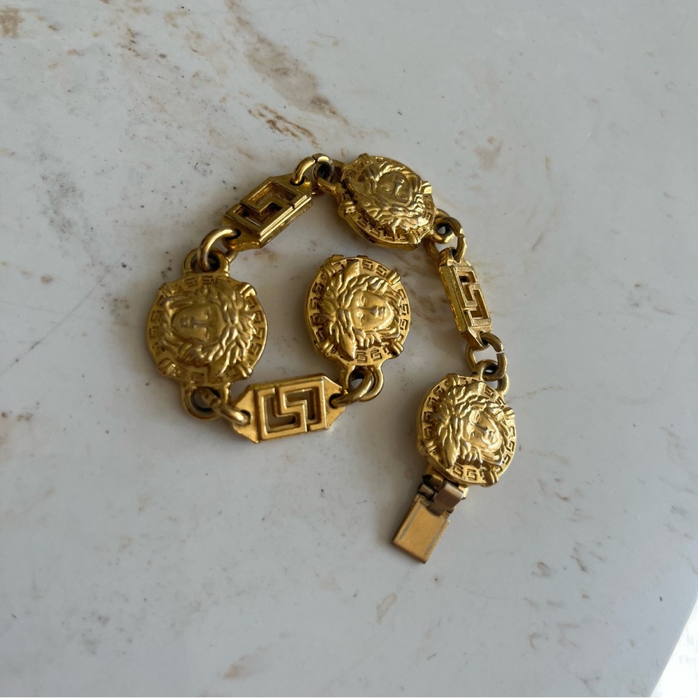 Versace Gold Medusa Bracelet
